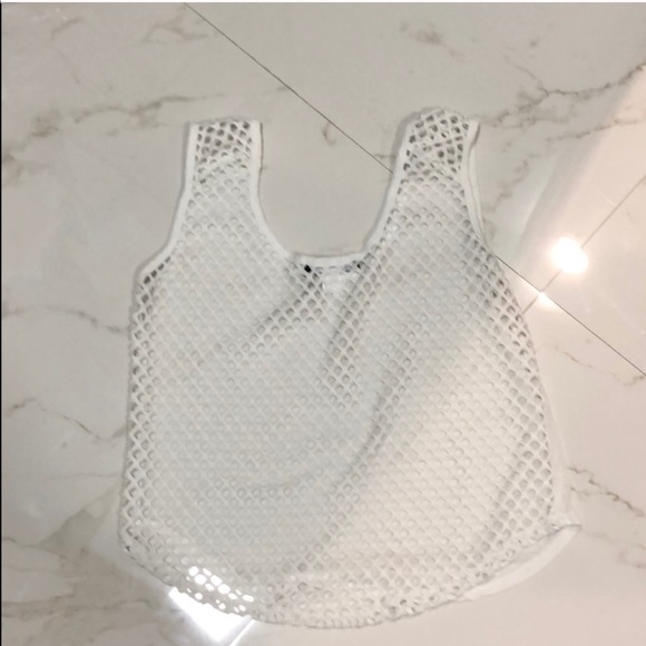 NWOT SOLOW Fishnet Mesh Tank - Picture 4 of 5